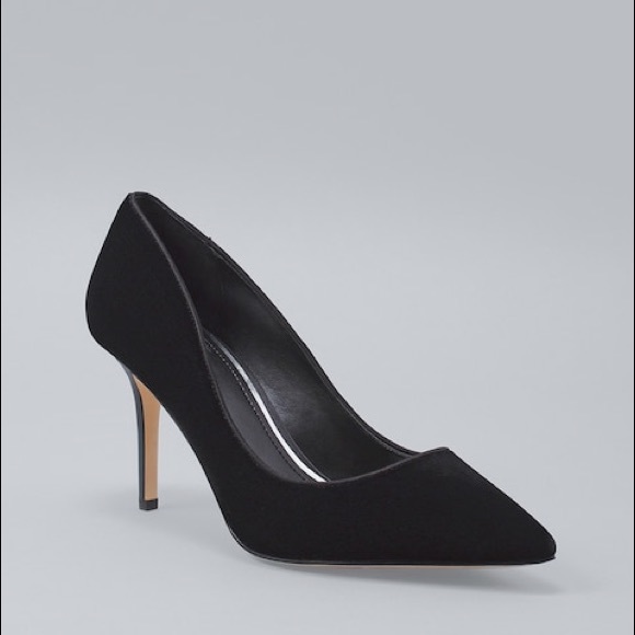 Black velvet pumps Clearance